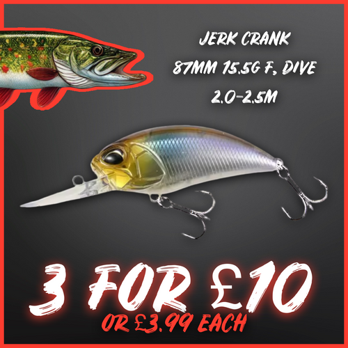 Crankbait / Plug Lure.Colour Silver with Blue Spot.Lure fishing. - FiSH i UK