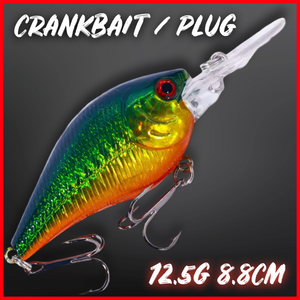 12.5g. 8.8cm Diving Crankbait / Plug in Various Colours