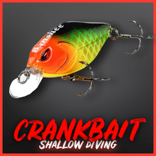 Load image into Gallery viewer, Crankbait Snoop eyes Shallow Diving Lure
-5.5CM-9g-Various Colours Available!