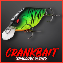 Load image into Gallery viewer, Crankbait Snoop eyes Shallow Diving Lure
-5.5CM-9g-Various Colours Available!