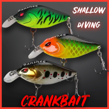 Load image into Gallery viewer, Crankbait Snoop eyes Shallow Diving Lure
-5.5CM-9g-Various Colours Available!