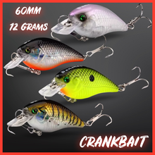 Load image into Gallery viewer, 60mm-12G-Crankbait.Shallow Diving Lure -Various Colours Available!
