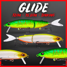 Load image into Gallery viewer, Glide Lure Swimbait.12cm- 15.5 Grams. Hard Lure for Pike Fishing.