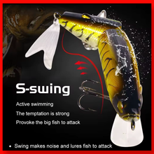 Load image into Gallery viewer, Glide Lure Swimbait.12cm- 15.5 Grams. Hard Lure for Pike Fishing.