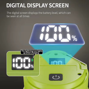 Rechargeable Bivvy Quad Light with power bank option