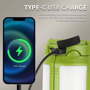 Rechargeable Bivvy Quad Light with power bank option