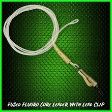 Load image into Gallery viewer, Fluorocarbon Core Leader With Quick Change Lead Clip