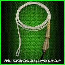 Load image into Gallery viewer, Fluorocarbon Core Leader With Quick Change Lead Clip
