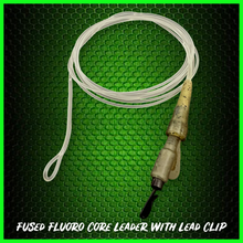 Load image into Gallery viewer, Fluorocarbon Core Leader With Quick Change Lead Clip