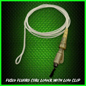 Fluorocarbon Core Leader With Quick Change Lead Clip