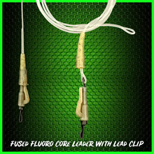 Load image into Gallery viewer, Fluorocarbon Core Leader With Quick Change Lead Clip