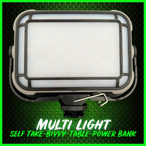 “MULTI” LED Video Self Take Light.Bivvy Light.Power Bank Rechargeable