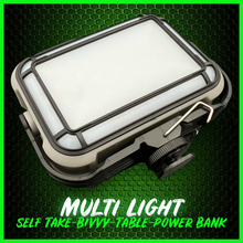 Load image into Gallery viewer, “MULTI” LED Video Self Take Light.Bivvy Light.Power Bank Rechargeable