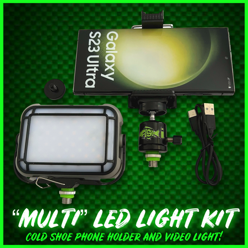 COLD SHOE PHONE HOLDER & “MULTI” LIGHT KIT! ⭐️NEW FOR 2025⭐️ - FiSH i UK