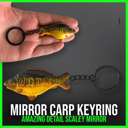Mirror Carp Keyring - Scaley Mirror Carp Keyring. New to us for 2025 - FiSH i UK