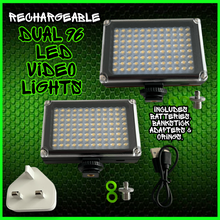 Load image into Gallery viewer, Dual Rechargeable 96 LED Lights Including Bank Stick Adapters. - FiSH i UK