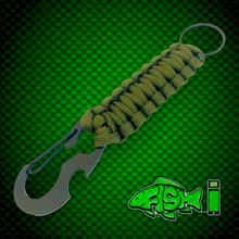Load image into Gallery viewer, Paracord Carabiner Keyring &amp; Bottle opener - FiSH i UK