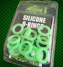 Load image into Gallery viewer, Glow In The Dark O-Rings. (10 per pack) - FiSH i UK