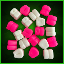 Load image into Gallery viewer, Buoyant Mixed Double Corn in Pink &amp; White- Fake Sweetcorn-20 Per Pack-Artificial Corn Carp Baits.