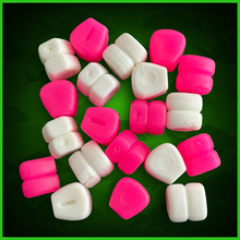 Load image into Gallery viewer, Buoyant Mixed Double Corn in Pink &amp; White- Fake Sweetcorn-20 Per Pack-Artificial Corn Carp Baits.