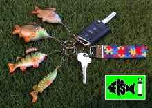 Load image into Gallery viewer, All 4 Keyrings. Carp,Pike,Perch - FiSH i 