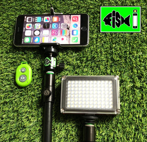 Phone Holder With 96 Led Light and  Bluetooth Remote. - FiSH i 
