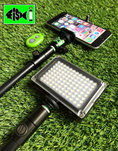 Load image into Gallery viewer, Phone Holder With 96 Led Light and  Bluetooth Remote. - FiSH i 