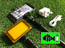 Load image into Gallery viewer, Phone Holder With Rechargeable 96 Led Light &amp; Remote. - FiSH i 