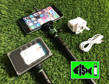 Load image into Gallery viewer, Phone Holder With Rechargeable 96 Led Light. - FiSH i 