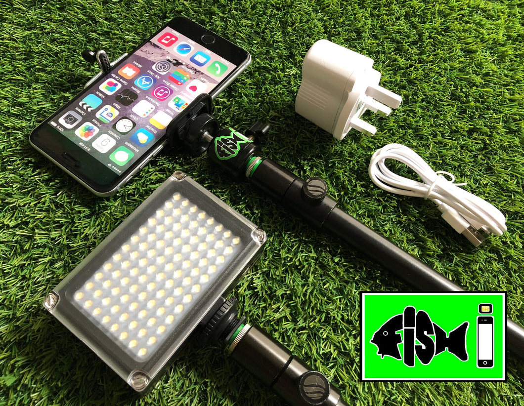 Phone Holder With Rechargeable 96 Led Light. - FiSH i 