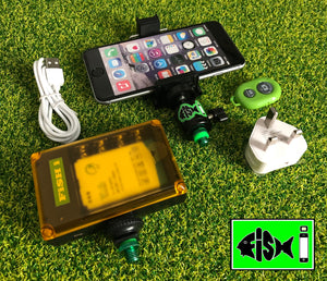 Phone Holder With Cold Shoe Mount & Rechargeable 96 Led Light & Remote. - FiSH i 