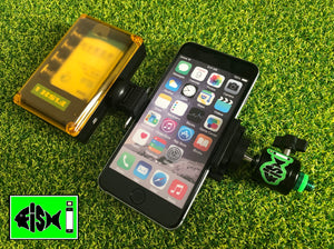 Phone Holder With Cold Shoe Mount & Rechargeable 96 Led Light. - FiSH i 