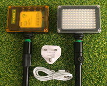 Load image into Gallery viewer, Dual Rechargeable 96 L.E.D Lights Including Bank Stick Adapters. - FiSH i 