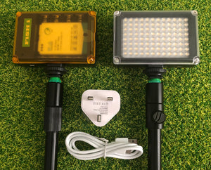 Dual Rechargeable 96 L.E.D Lights Including Bank Stick Adapters. - FiSH i 