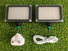 Load image into Gallery viewer, Dual Rechargeable 96 L.E.D Lights Including Bank Stick Adapters. - FiSH i 