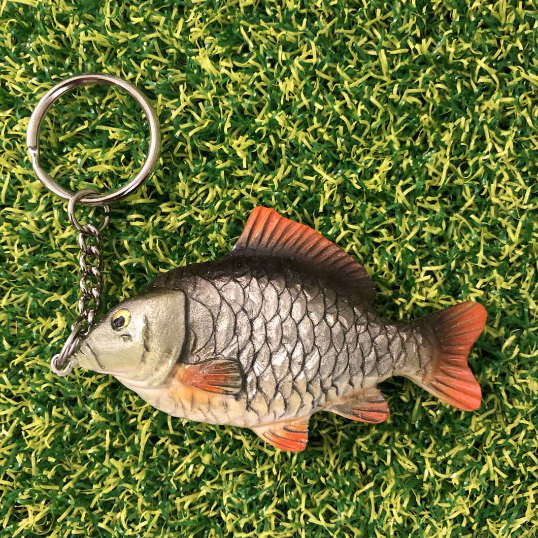 Common Carp Keyring. (Silver) - FiSH i 