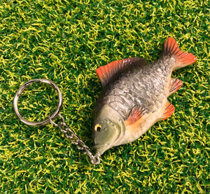 Common Carp Keyring. (Silver) - FiSH i 