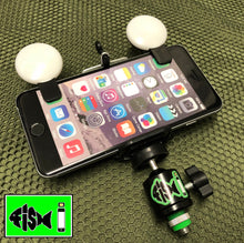 Load image into Gallery viewer, Phone Holder With Dual Clip On L.E.D Lights. - FiSH i 