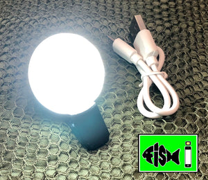 Phone Holder With Dual Clip On L.E.D Lights. - FiSH i 