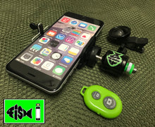 Load image into Gallery viewer, Phone Holder With Bluetooth Remote And Wide Angle Lens. - FiSH i 