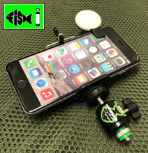 Load image into Gallery viewer, Phone Holder With Clip On L.E.D Light - FiSH i 