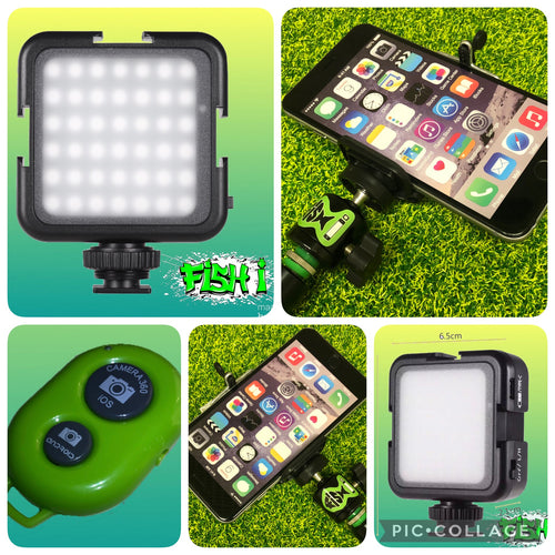 42 Led Light with Phone Holder & Remote - FiSH i 