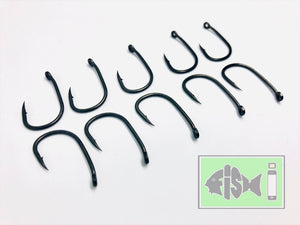 Wide Gape Beaked Point Carp Hooks - FiSH i 