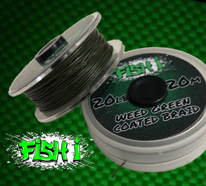 20lb Semi Stiff Coated Braid. 20m - FiSH i 