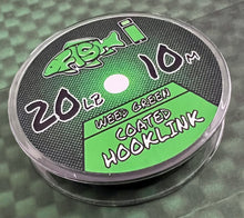 Load image into Gallery viewer, 20lb Coated Hooklink in Weed Green 10M - FiSH i UK