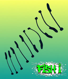 Large D Rig Kickers. Black D Rig Aligners - FiSH i 