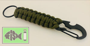 Paracord Carabiner/Keyring & Bottle opener - FiSH i 