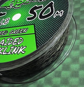 25LB Braided Hooklink Camo Green - FiSH i UK