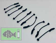 Load image into Gallery viewer, Large D Rig Kickers. Black D Rig Aligners - FiSH i 