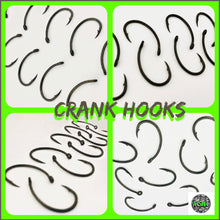 Load image into Gallery viewer, Crank Style Carp Hooks Size 6 - FiSH i 